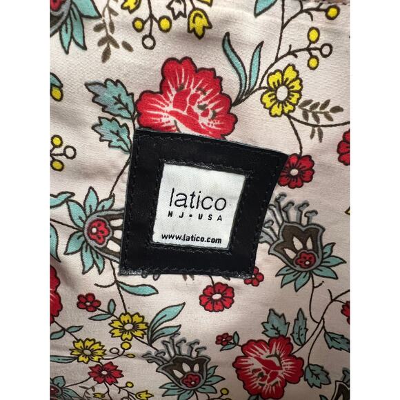 Latico USA Black Leather Tote - Picture 2 of 7